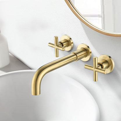 Bathroom Faucet Wall Mounted Bathroom Sink Faucet image 4