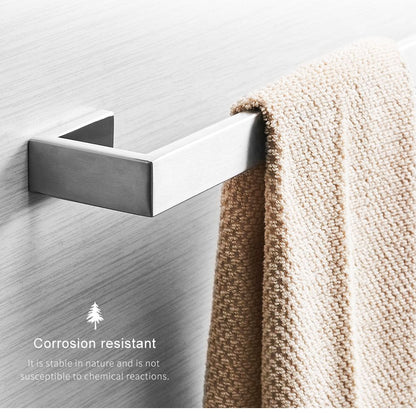 Bathroom Towel Bar, 24 Inch Towel Racks for Bathroom Wall Mounted, Heavy Duty Hand Towel Holder Organizer, Modern Home D image 7