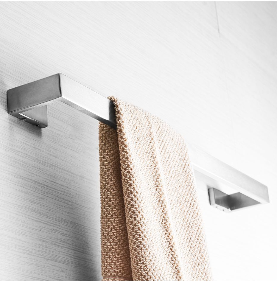 Bathroom Towel Bar, 24 Inch Towel Racks for Bathroom Wall Mounted, Heavy Duty Hand Towel Holder Organizer, Modern Home D image 8