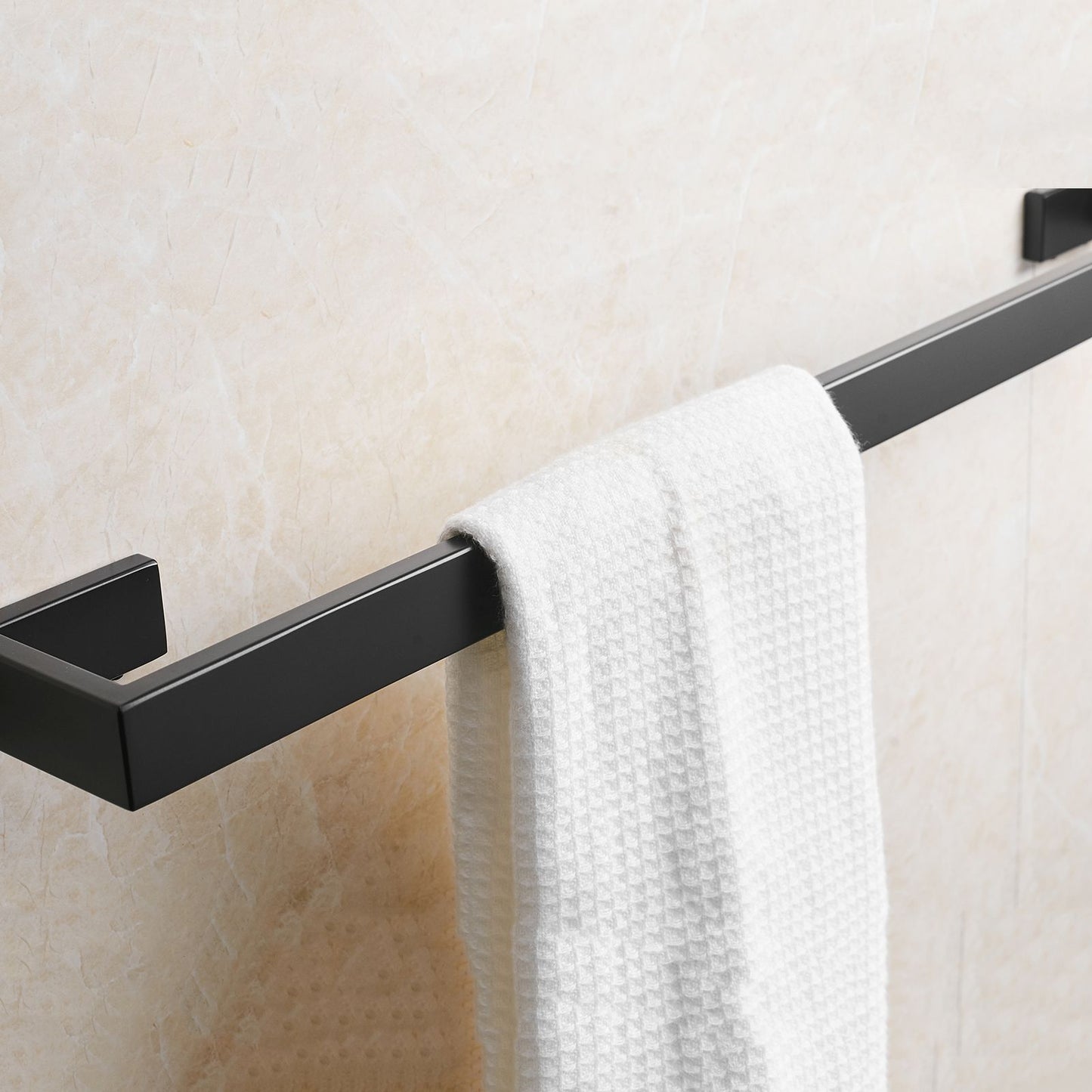 Bathroom Towel Bar, 24 Inch Towel Racks for Bathroom Wall Mounted, Heavy Duty Hand Towel Holder Organizer, Modern Home T image 5