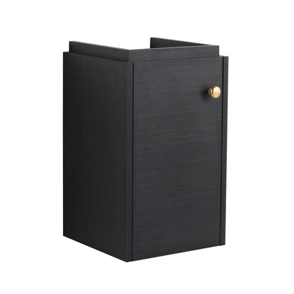 Bathroom Vanity with Sink 12 Inch for Small Bathroom, Bathroom Vanity with Soft Close Door,Small Bathroom Vanity with Si image 13
