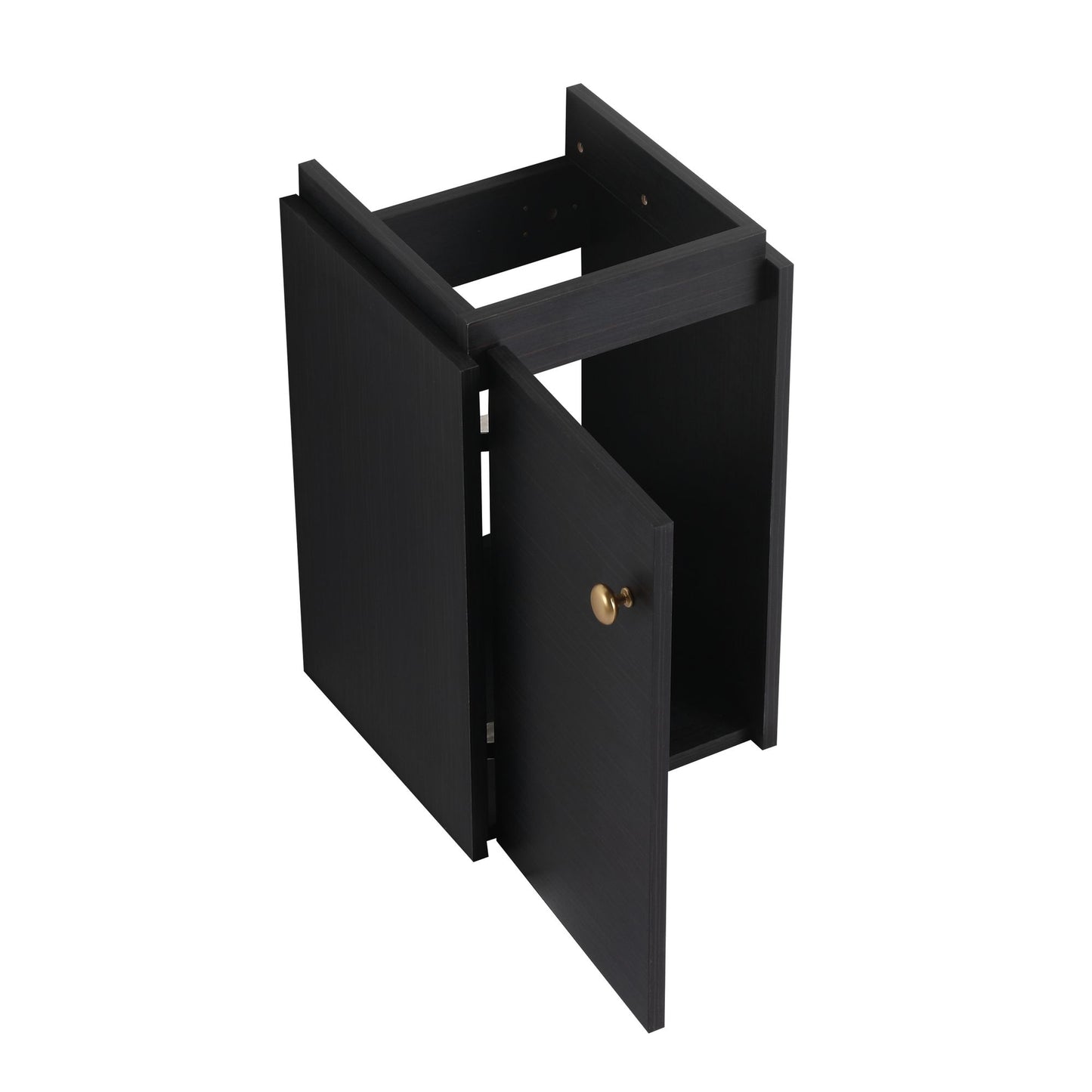 Bathroom Vanity with Sink 12 Inch for Small Bathroom, Bathroom Vanity with Soft Close Door,Small Bathroom Vanity with Si image 14