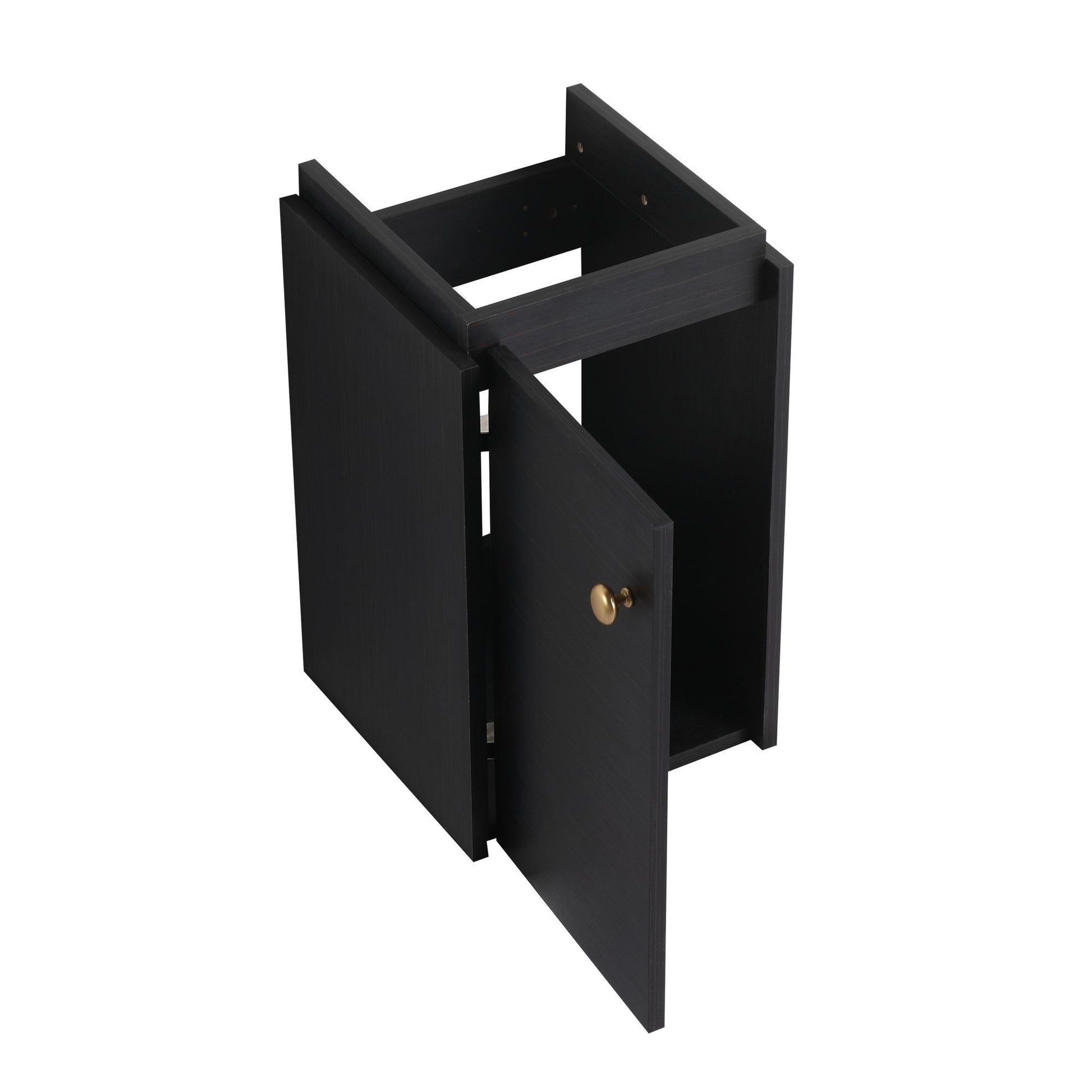 Bathroom Vanity with Sink 12 Inch for Small Bathroom, Bathroom Vanity with Soft Close Door,Small Bathroom Vanity with Si image 14