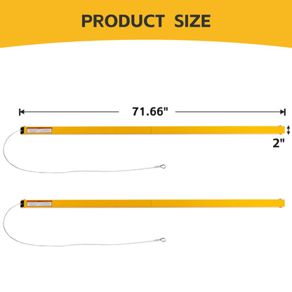 Tailgate Utility Trailer Gate Liftgate Ramp Lift 2 Sided Lift Assist System Fit for Open Utility Trailers Tailgate and Ramp New Upgrades, Yellow image 7