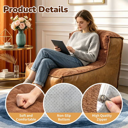 Elegant Single-Seater Armchair with Sculptural Backrest and Integrated Side Table for Enhanced Living Room Comfort and Style image 3