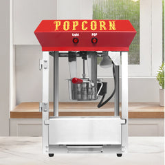 Kaitu Bar Style Popcorn Machine, 6-Ounce Popcorn Maker Popper, Red