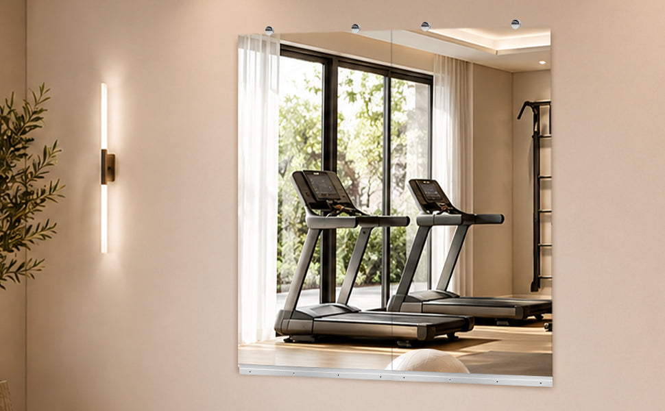 GYM MIRROR 24X48 INCH -2pcs image 3