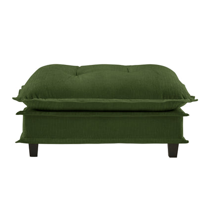 73 Ottoman Chenille- Green image 2