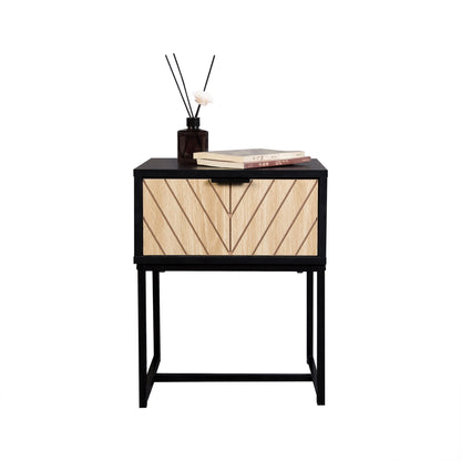 Modern Entryway Console Table with Storage Drawer, Compact Side Accent Table, Black Finish Wooden Drawer Narrow Space Saving Sofa Table for Hallway Living Room image 1