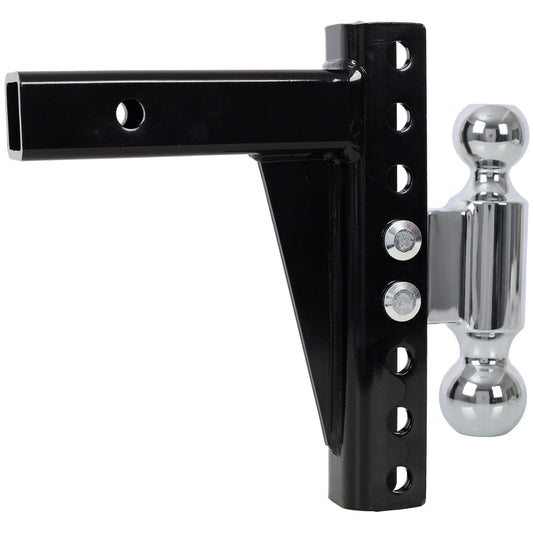 Adjustable Dual Ball Mount,12,000 lb & 10,000 lb Towing Capacity,Dual Hitch Balls (2" & 2‑5/16"), Fits 2" Receiver image 1