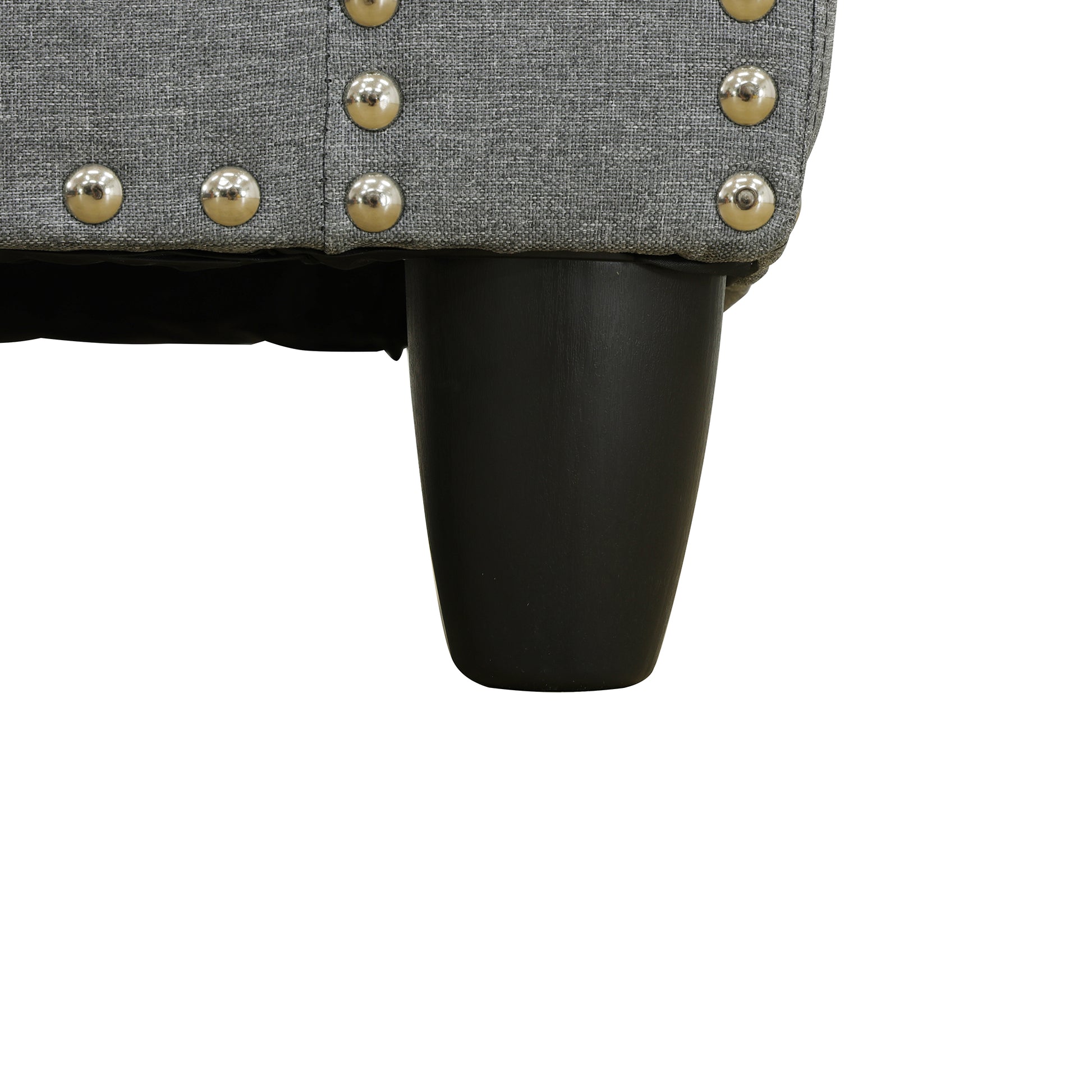 L shape Sectional Sofa Chair with cup holder - Dark Gray-Left image 9