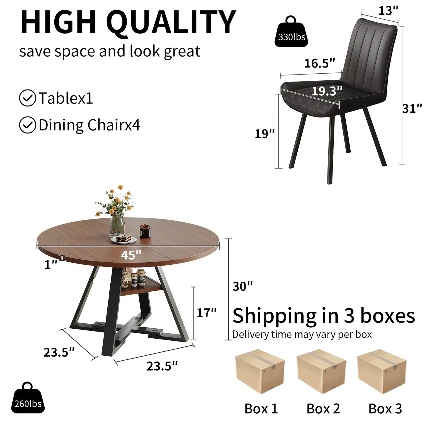 Round dining table boxwood 115cm image 9