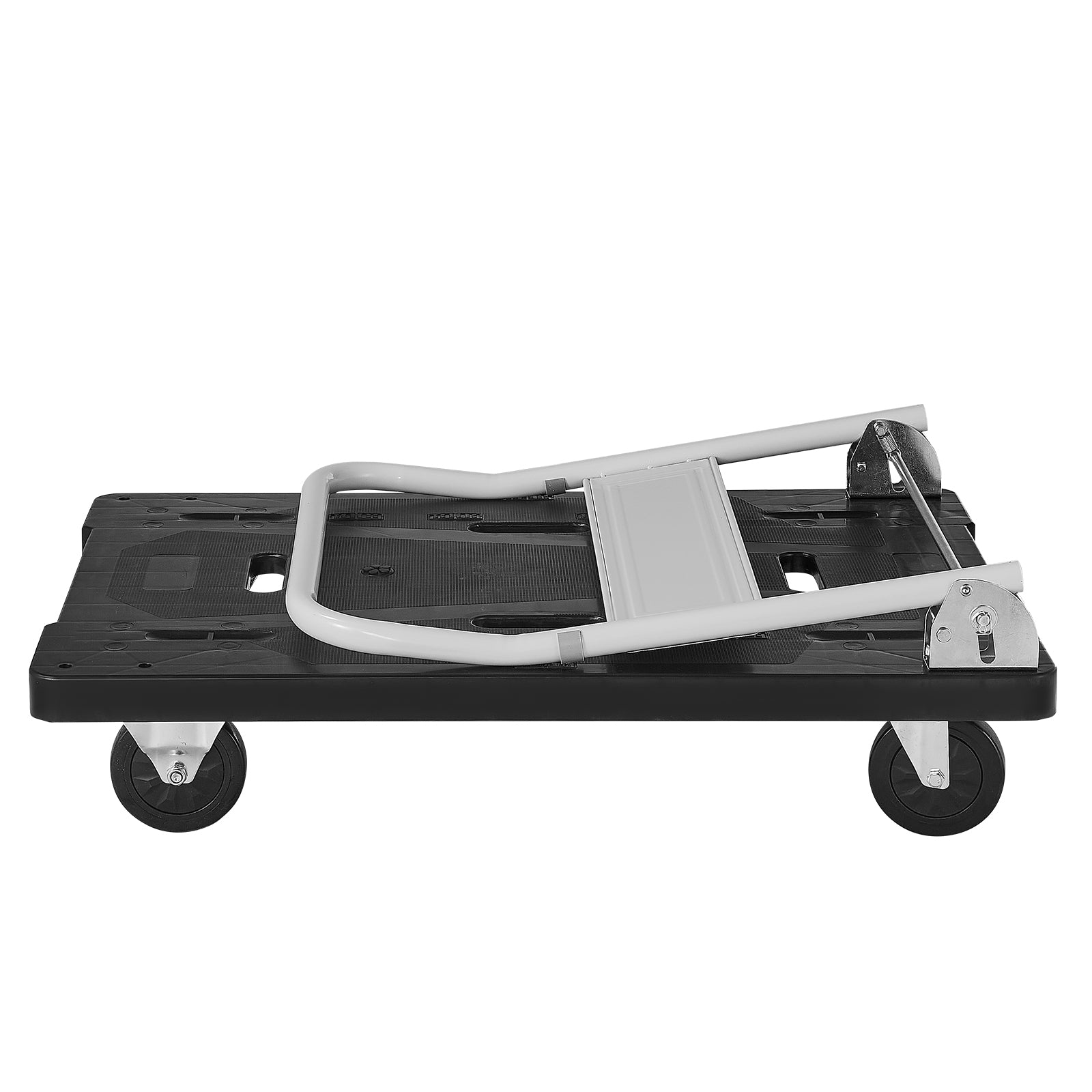 Foldable Push Cart Dolly, 660 lbs Capacity, Folding Platform Truck with Swivel Wheels, Moving Platform Hand Truck Flatbed Cart, Space Saving Push Handle, for Easy Storage, 35.2 x 23.4 x 33.5 in image 4