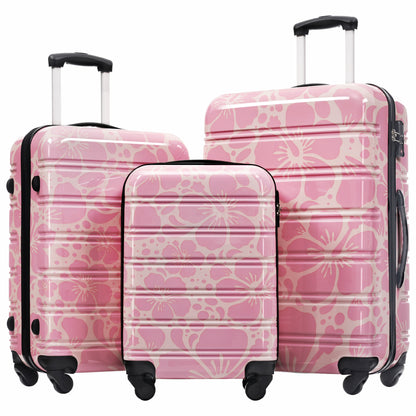 Hardshell Luggage Sets 3 pcs Spinner Suitcase with TSA Lock Lightweight-20"+24"+28" Luggages image 1
