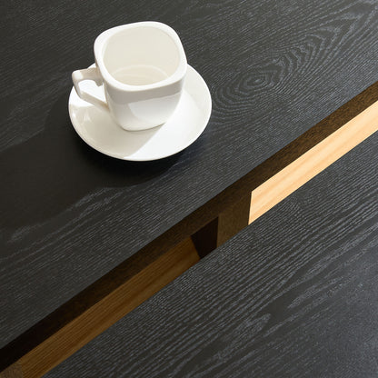 Modern Butterfly MDF Coffee Table, Used In Living Rooms, Bedrooms, Offices, With A Butterfly Shaped Appearance, Black image 7