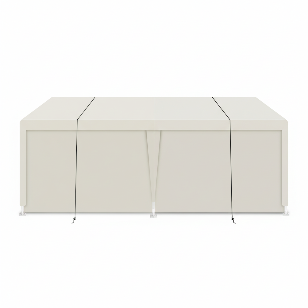 Carport, 12×20 Heavy Duty Portable Carport Garage Tent for Outdoor Storage Shelter white image 9