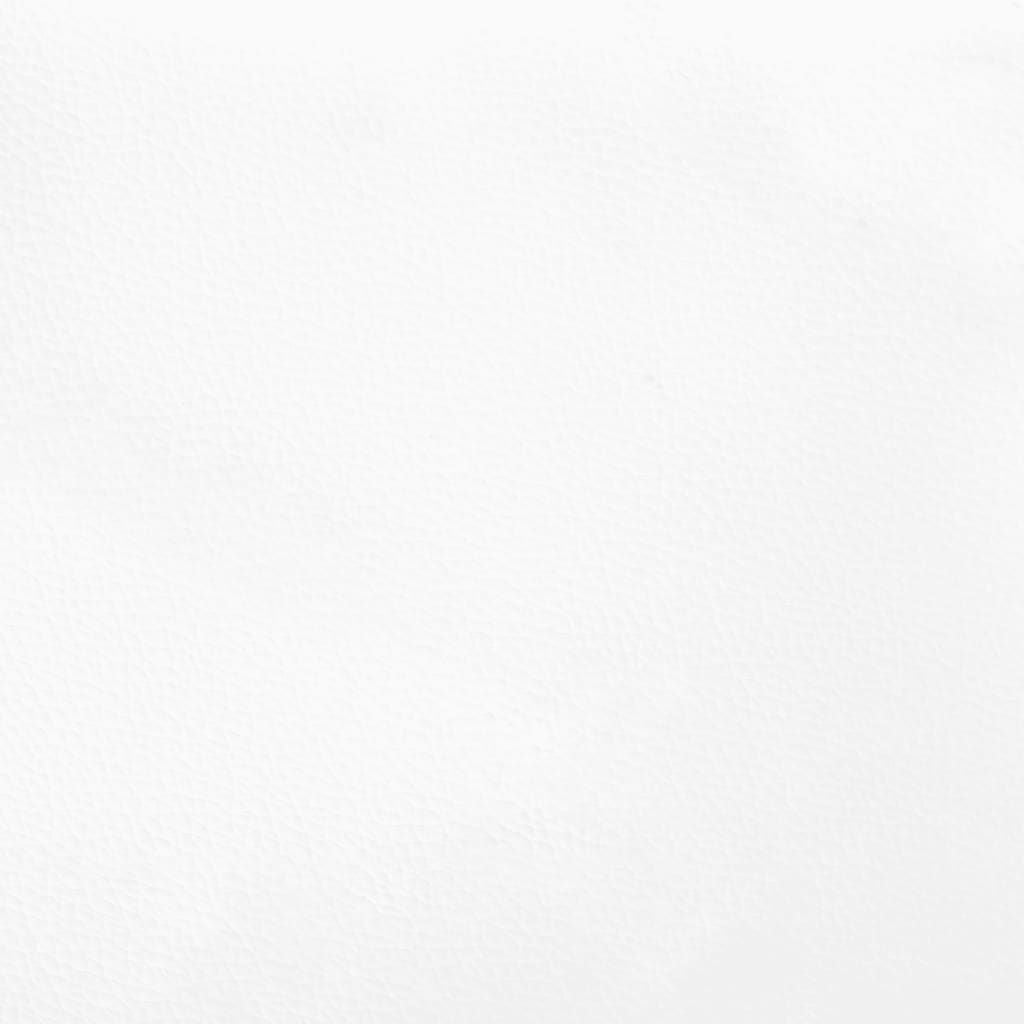 Bed Frame without Mattress White 59.8"x79.9" Queen Faux Leather image 8