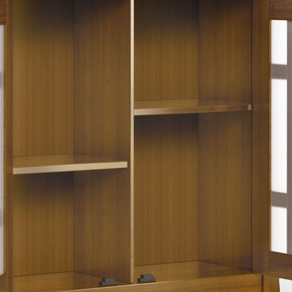 Bedford - Low Storage Media Cabinet - Light Golden Brown image 4