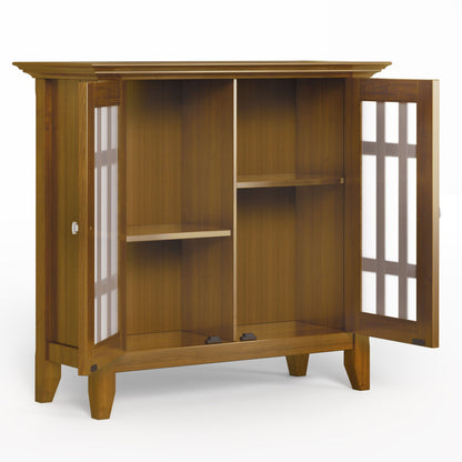 Bedford - Low Storage Media Cabinet - Light Golden Brown image 2