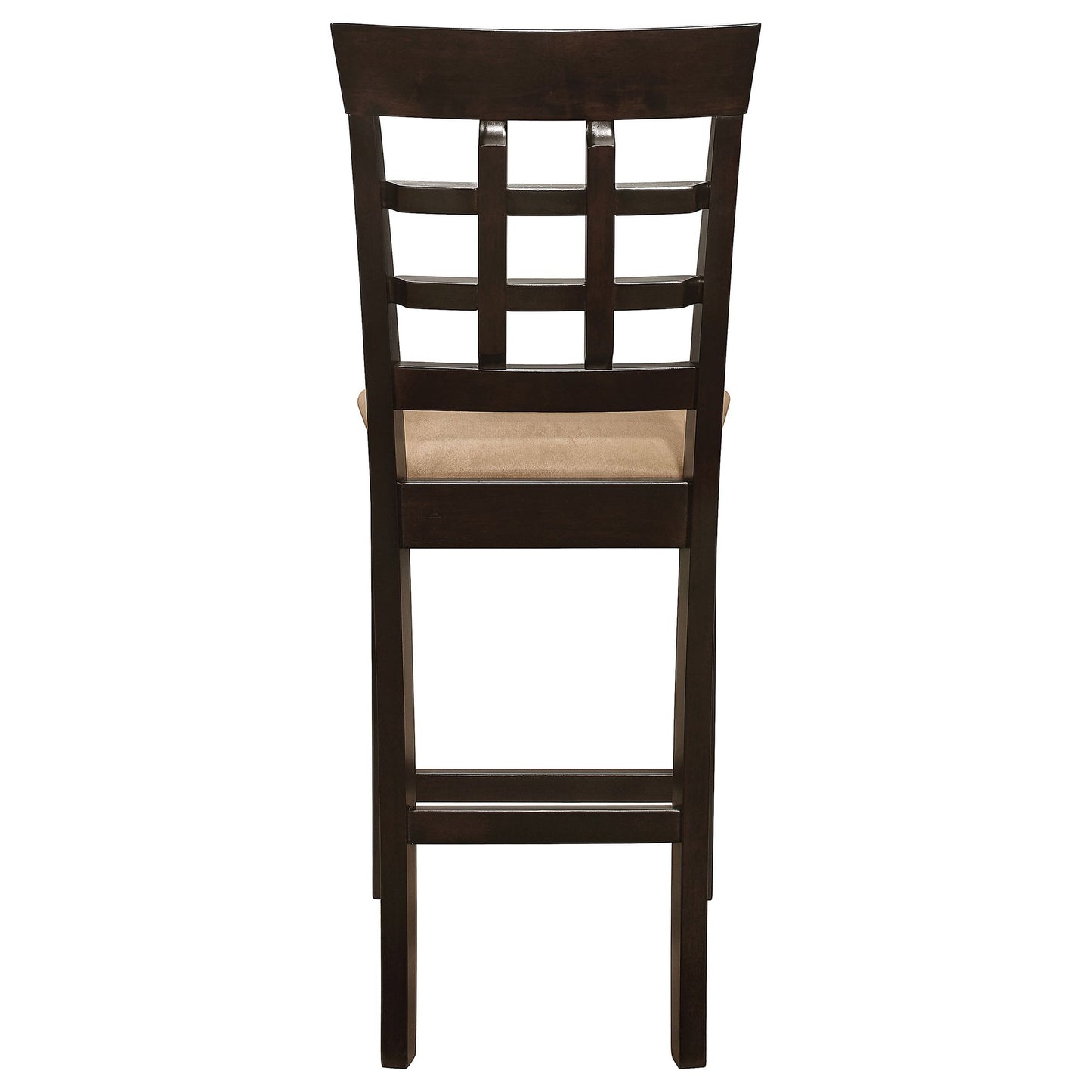 Beige and Cappuccino Upholstered Counter Height Stools (Set of 2) image 10