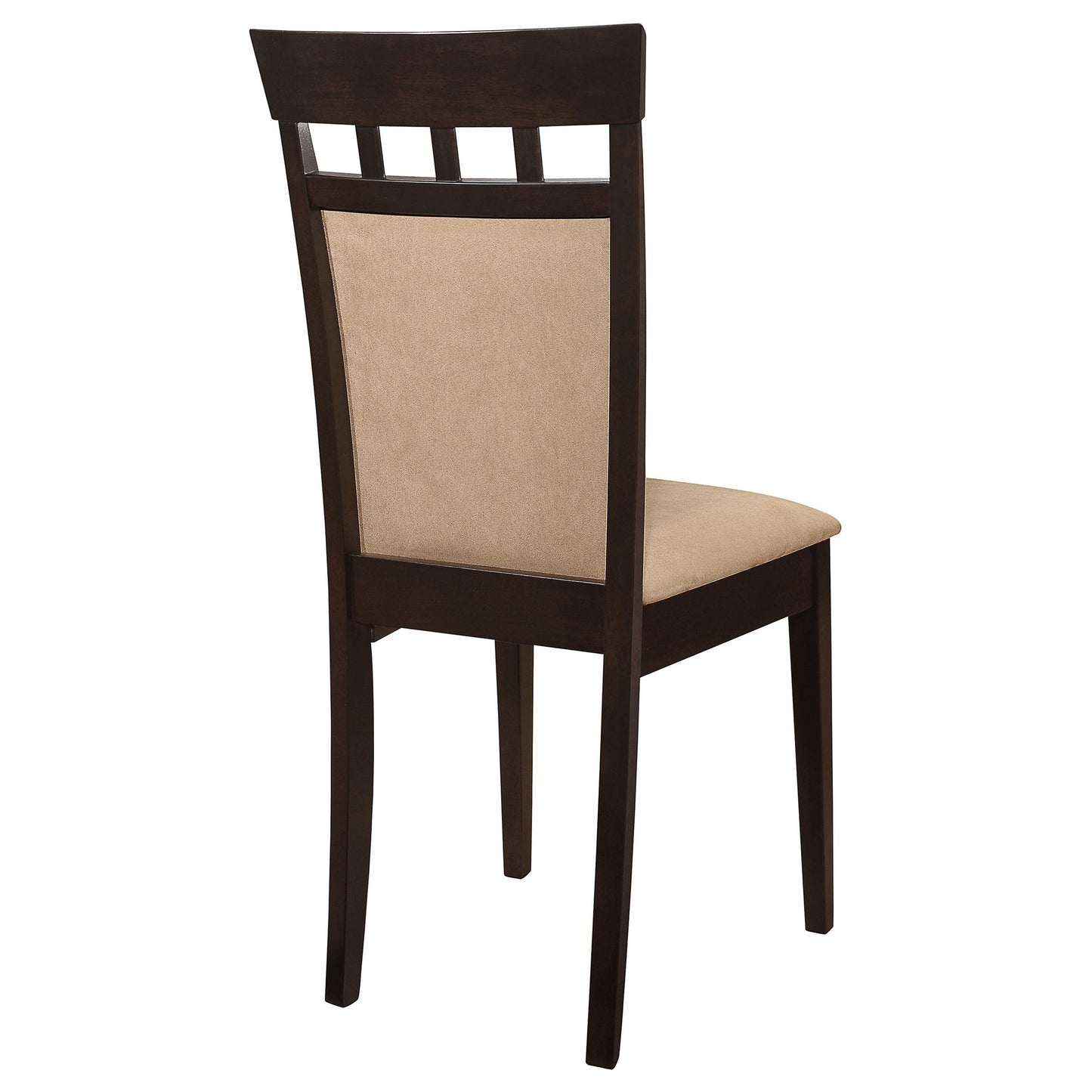 Beige and Cappuccino Upholstered Side Chairs (Set of 2) image 8