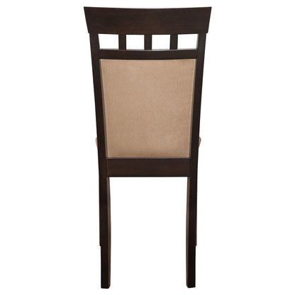 Beige and Cappuccino Upholstered Side Chairs (Set of 2) image 10