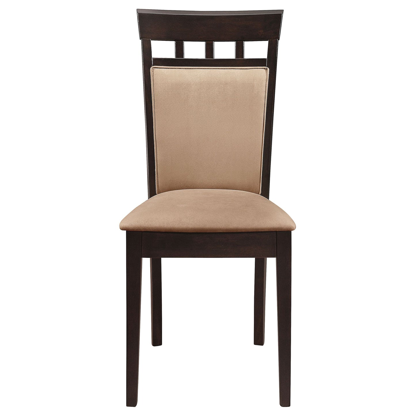 Beige and Cappuccino Upholstered Side Chairs (Set of 2) image 5