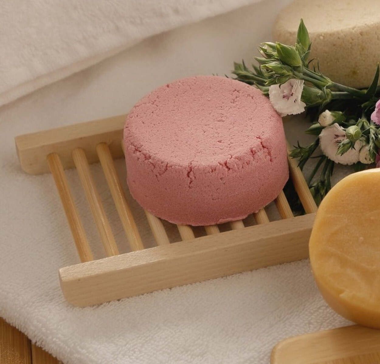 BeNat Premium Eco-Friendly 6-Piece Bamboo Bath Essentials Set - Includes Body Massage Brush, Facial Brush, Detangling Ha image 7
