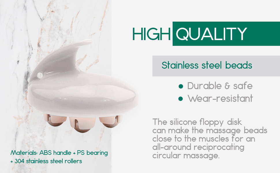 BeNat Skincare Accessories Bundle (6 Pcs) - Premium Ice Roller for Face & Eye, Body Massager, Jade Facial Roller, Raw Si image 7