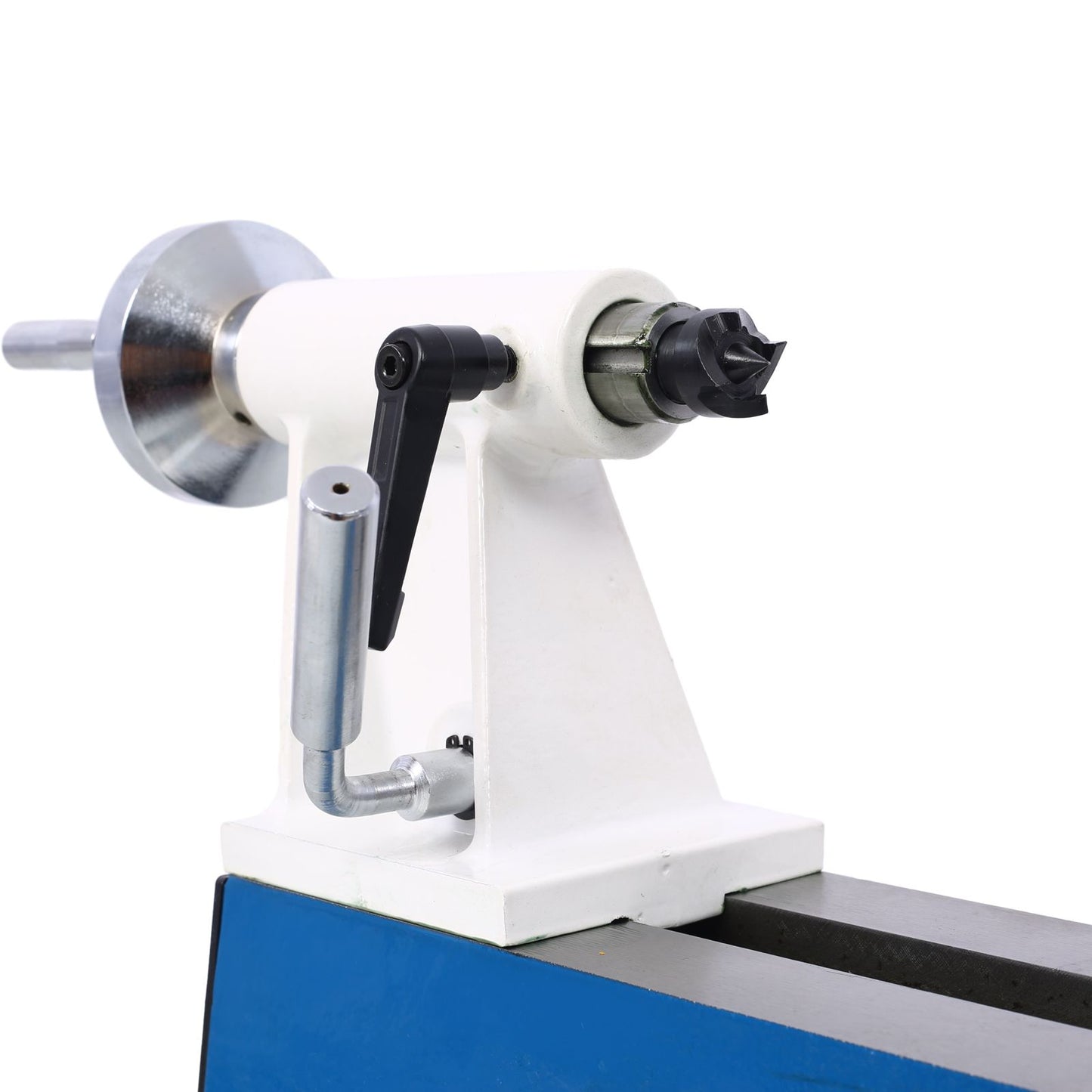 Benchtop Wood Lathe 10" x 18" Wood Lathe Machine 5 Variable Speeds 500/750/1150/1800/3200RPM Mini Wood Turning Lathe for image 19