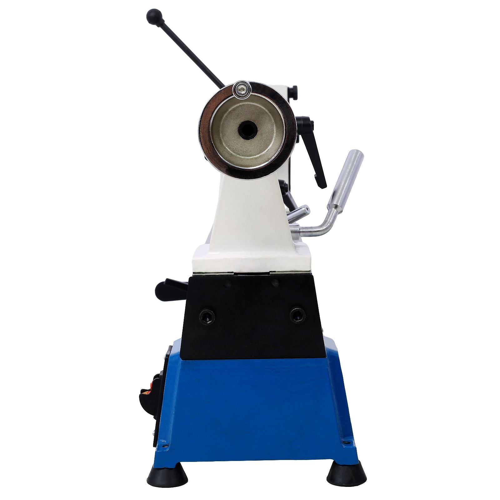 Benchtop Wood Lathe 10" x 18" Wood Lathe Machine 5 Variable Speeds 500/750/1150/1800/3200RPM Mini Wood Turning Lathe for image 9