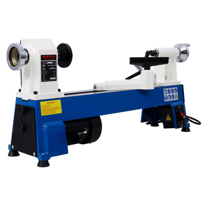 Benchtop Wood Lathe 10" x 18" Wood Lathe Machine 5 Variable Speeds 500/750/1150/1800/3200RPM Mini Wood Turning Lathe for image 7