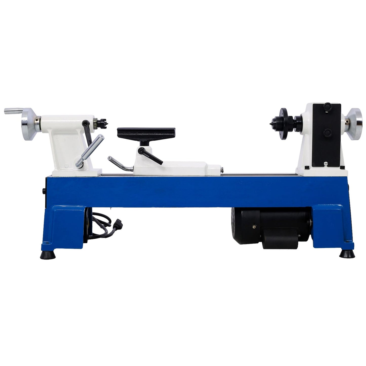 Benchtop Wood Lathe 10" x 18" Wood Lathe Machine 5 Variable Speeds 500/750/1150/1800/3200RPM Mini Wood Turning Lathe for image 6