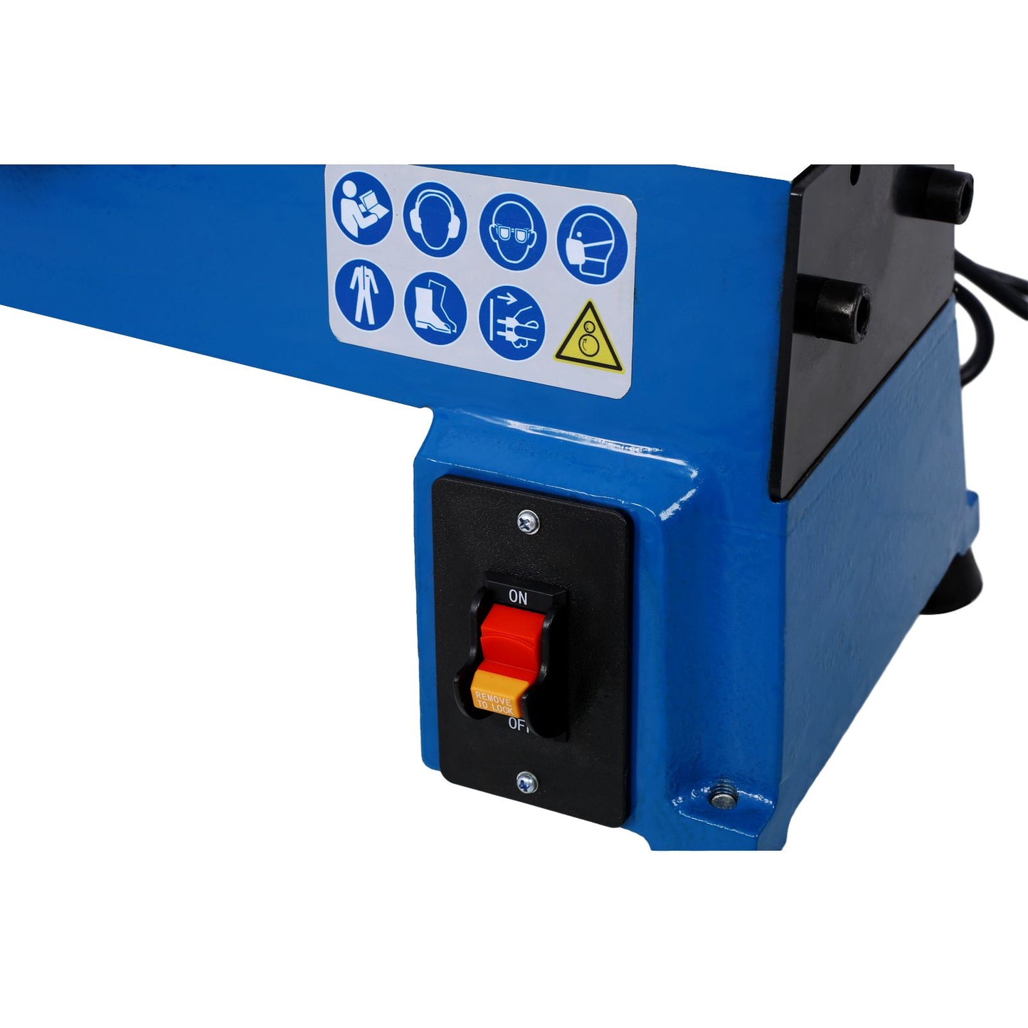 Benchtop Wood Lathe 10" x 18" Wood Lathe Machine 5 Variable Speeds 500/750/1150/1800/3200RPM Mini Wood Turning Lathe for image 18