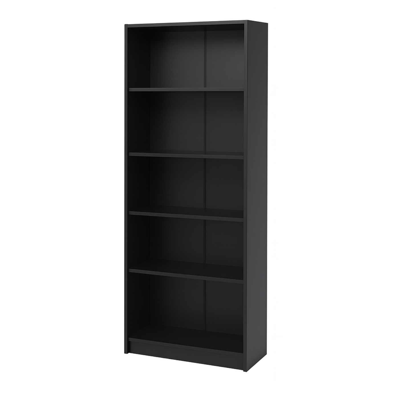 5-Tier Bookshelves Storage Cabinet Black image 8