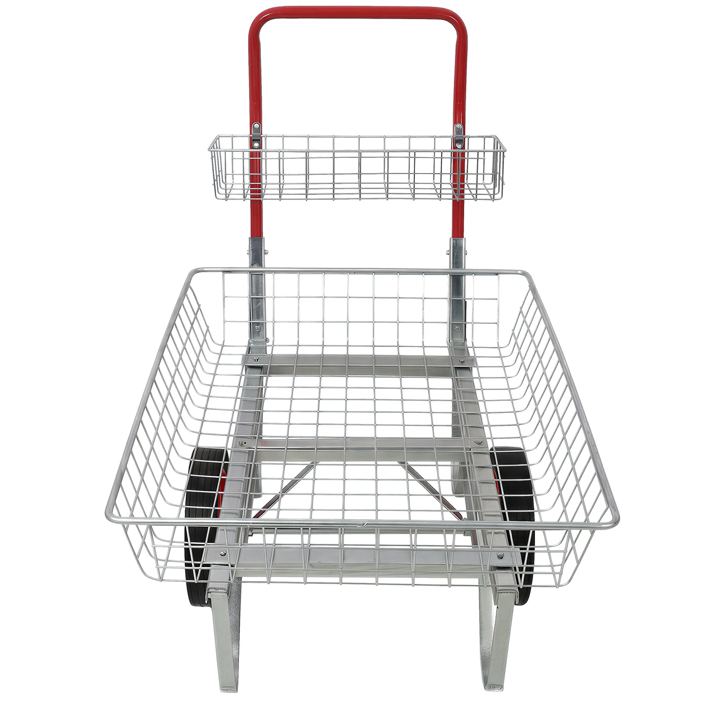Garden Centre Trolley Heavy Duty Garden Utility Cart with Wheels, Rolling Storage Trolley for Outdoor Patio Yard Lawn and Gardening Tools image 6
