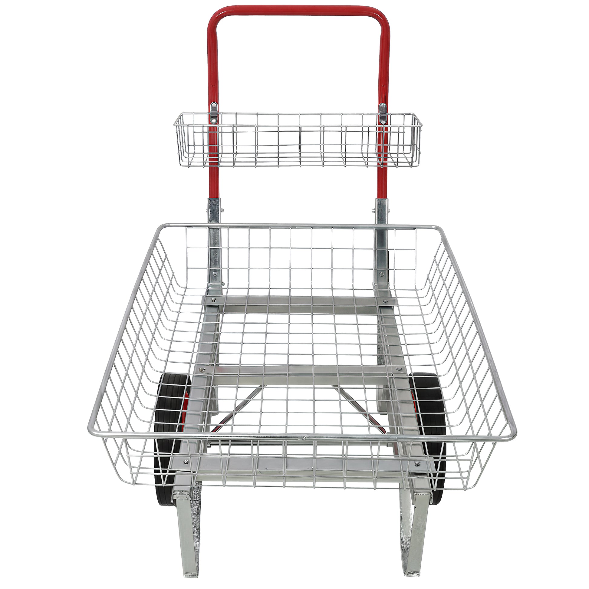 Garden Centre Trolley Heavy Duty Garden Utility Cart with Wheels, Rolling Storage Trolley for Outdoor Patio Yard Lawn and Gardening Tools image 6