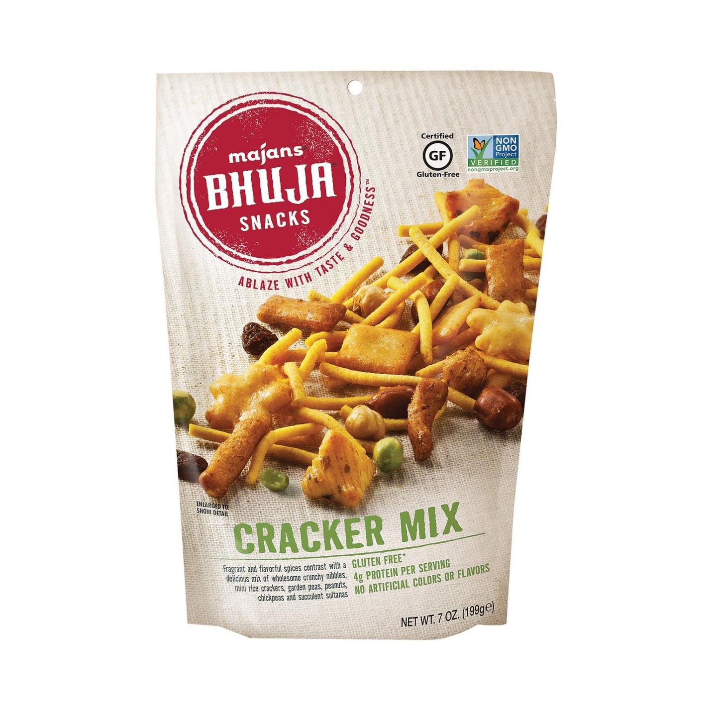 Bhuja Snacks - Cracker Mix - Case Of 6 - 7 Oz. image 1