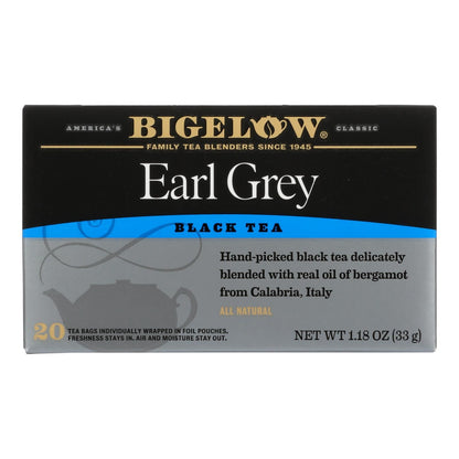 Bigelow Tea Earl Grey Black Tea - Case Of 6 - 20 Bags image 1