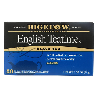 Bigelow Tea English Teatime Black Tea - Case Of 6 - 20 Bags image 1
