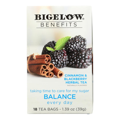 Bigelow Tea Tea - Cinnamon Blackberry - Balance - Case Of 6 - 18 Bag image 1