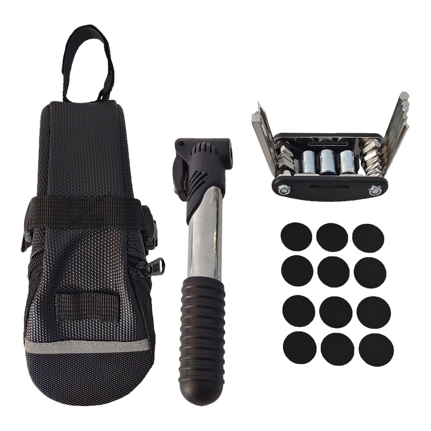 Bike Tools Bike Tire Tool Kit with Mini Pump Bike Repair Tool kit Bicycle Maintenance Tool Set for Mountain Bike Road image 1