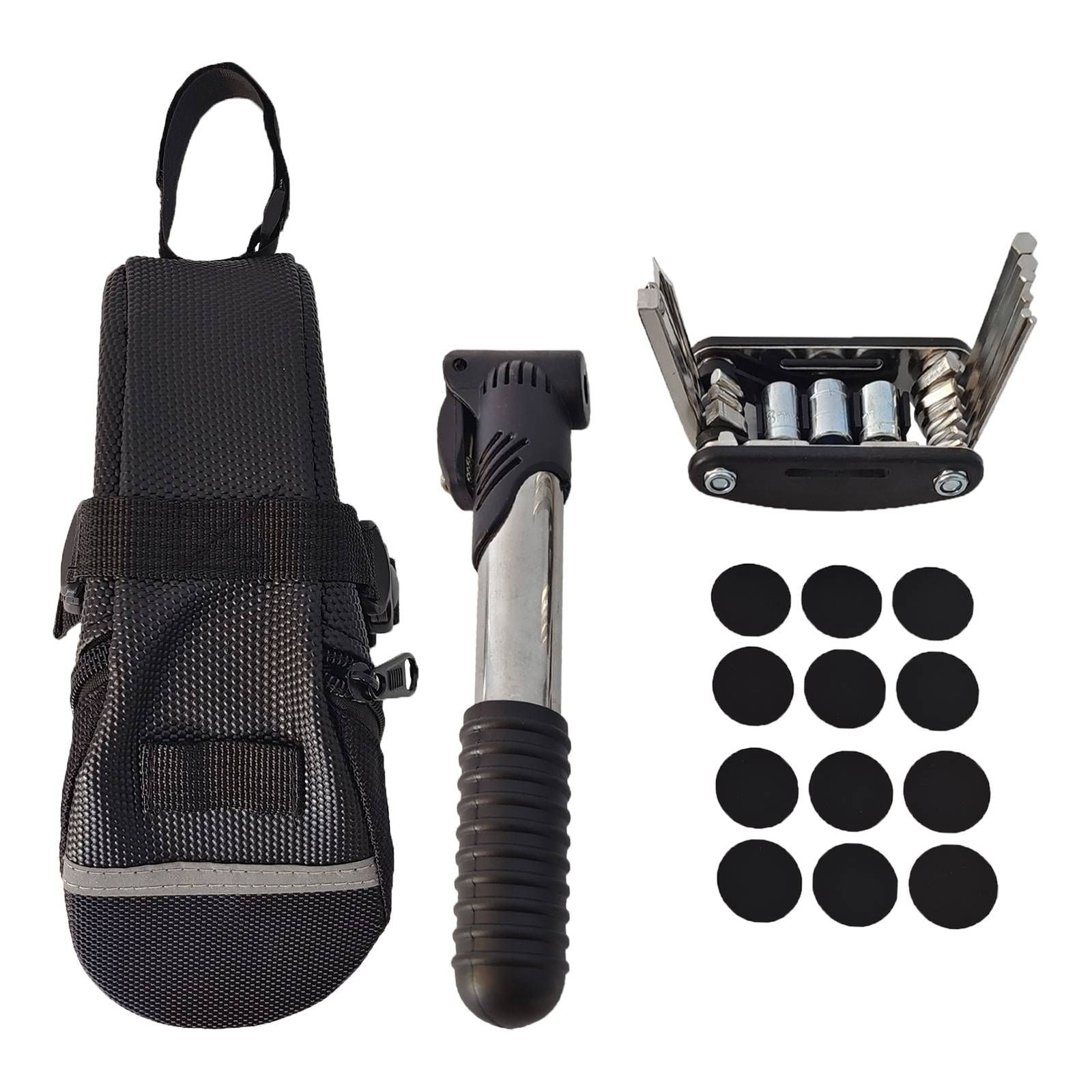 Bike Tools Bike Tire Tool Kit with Mini Pump Bike Repair Tool kit Bicycle Maintenance Tool Set for Mountain Bike Road image 1