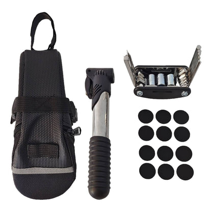 Bike Tools Bike Tire Tool Kit with Mini Pump Bike Repair Tool kit Bicycle Maintenance Tool Set for Mountain Bike Road image 1