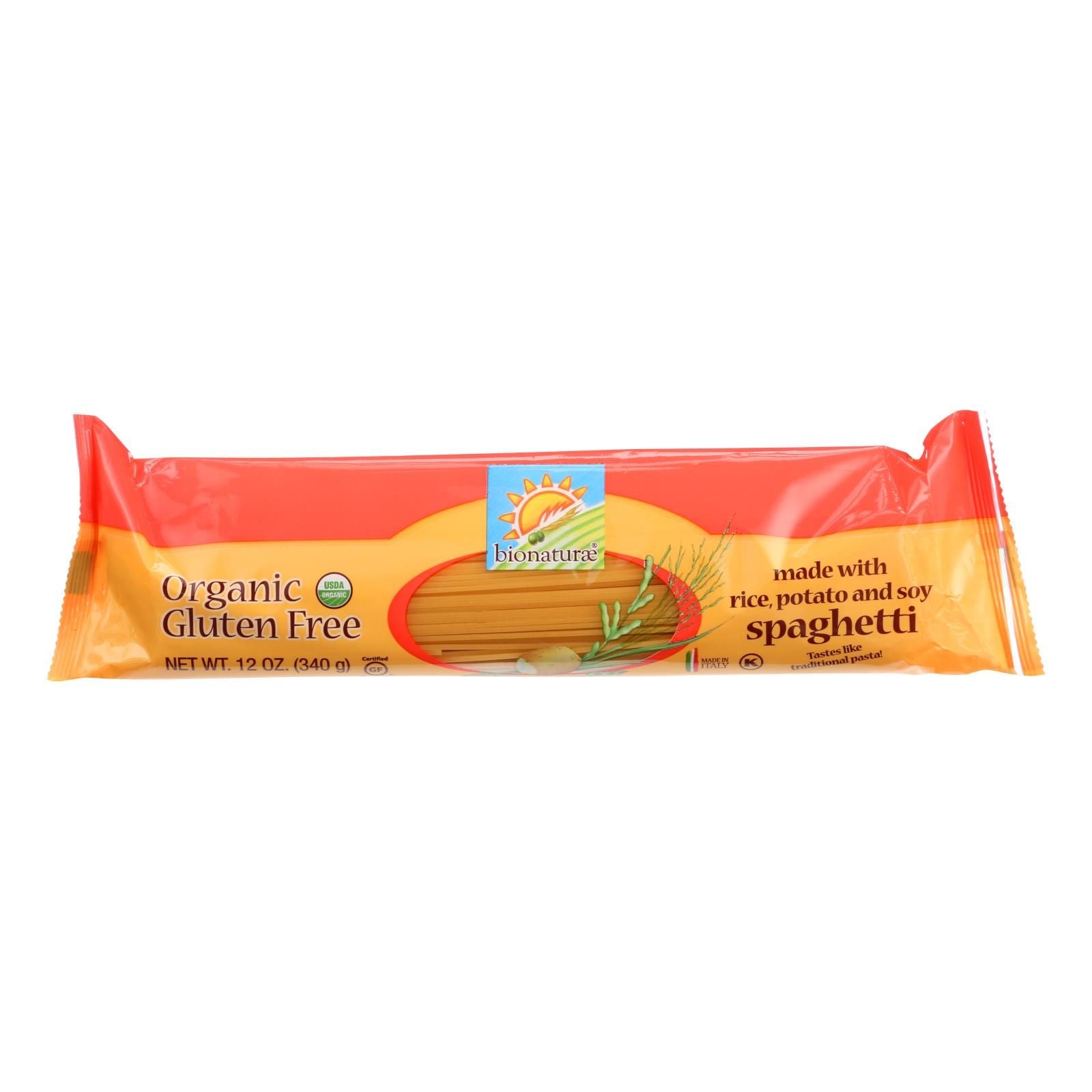 Bionaturae - Pasta Og1 Spaghetti G/f - Cs Of 12-12 Oz image 1