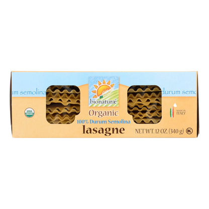Bionaturae Durum Semolina - Lasagna - Case Of 12 - 12 Oz. image 1