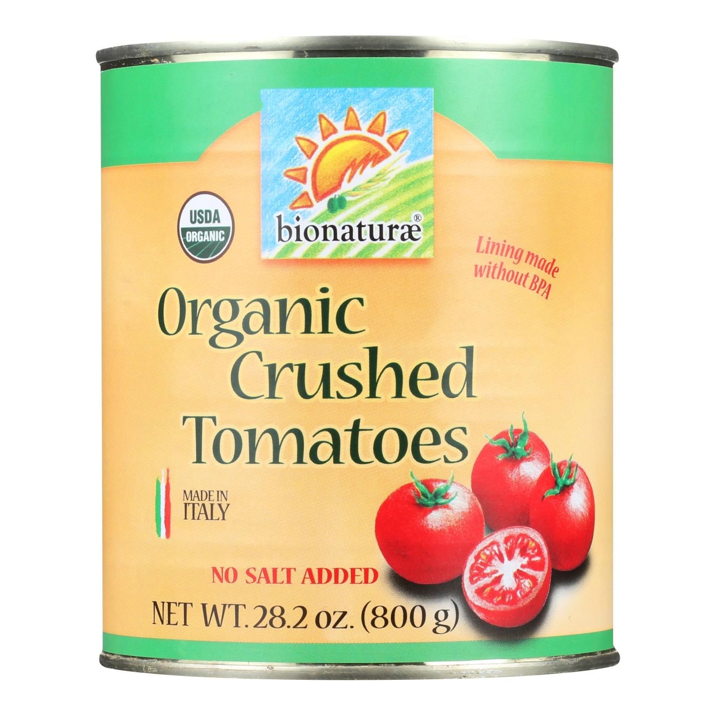 Bionaturae Tomatoes - Organic - Crushed - 28.2 Oz - Case Of 12 image 1