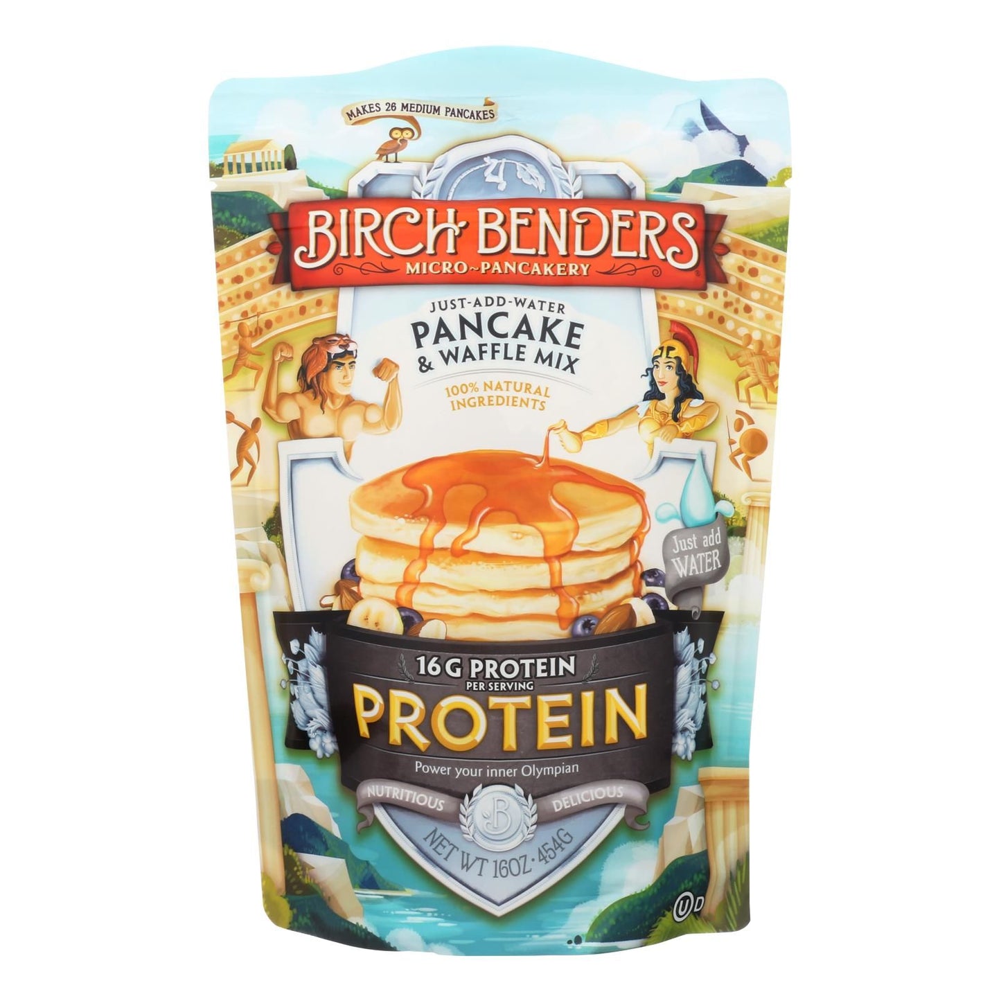 Birch Benders - Pancake And Waffle Mix - Protein - Case Of 6 - 16 Oz image 1