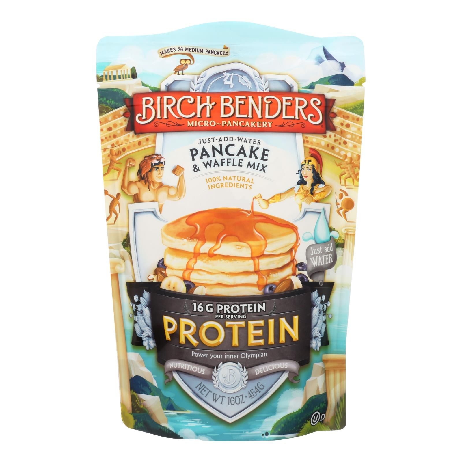Birch Benders - Pancake And Waffle Mix - Protein - Case Of 6 - 16 Oz image 1