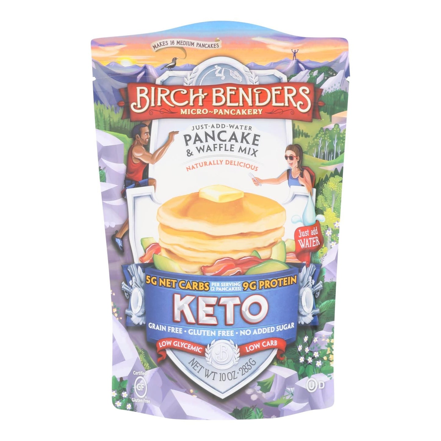 Birch Benders - Pancake&wffl Mix Keto - Case Of 6 - 10 Oz image 1